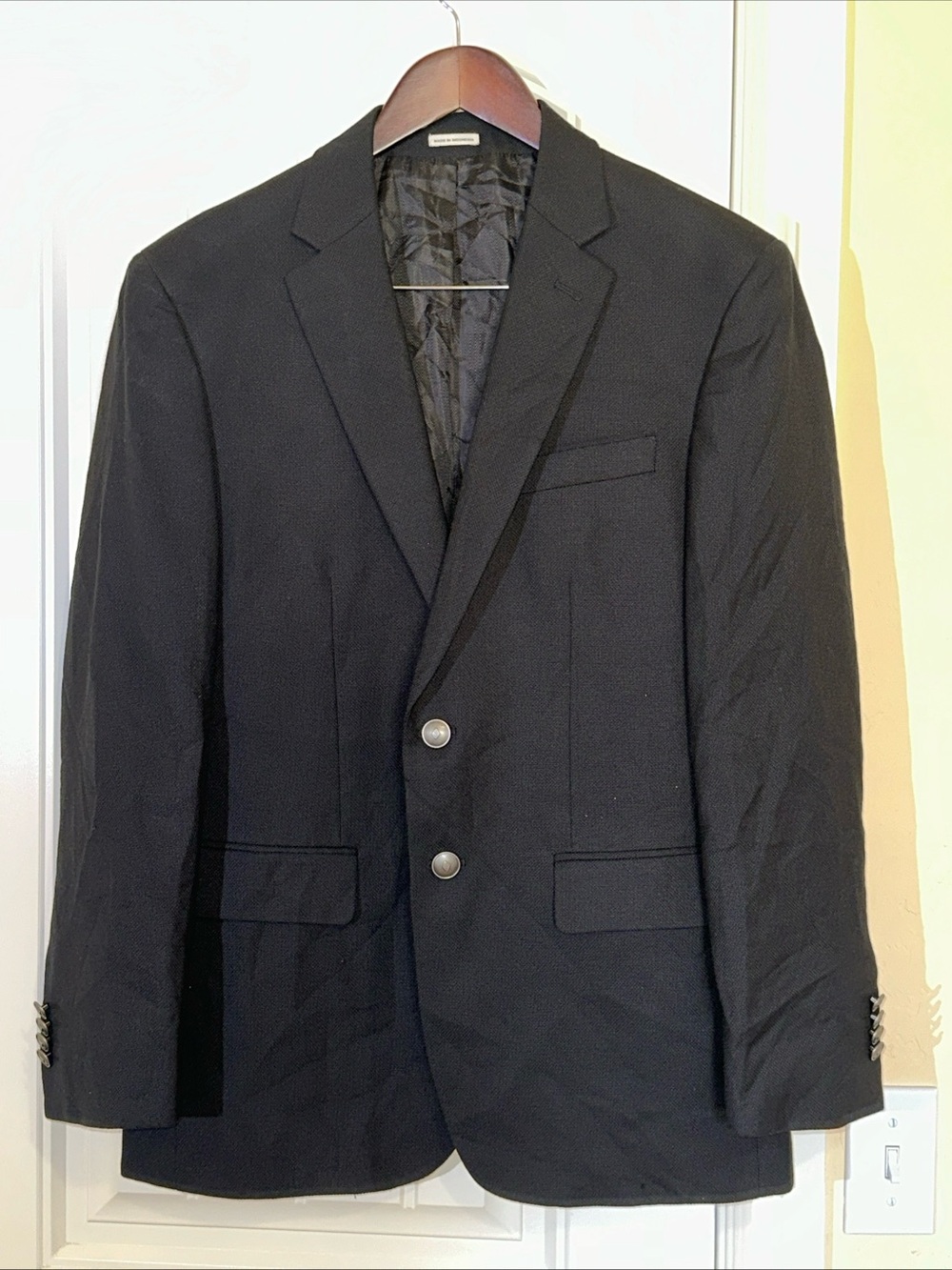 Joseph Abboud Reda Super 110's 38 Short Wool Sport Coat